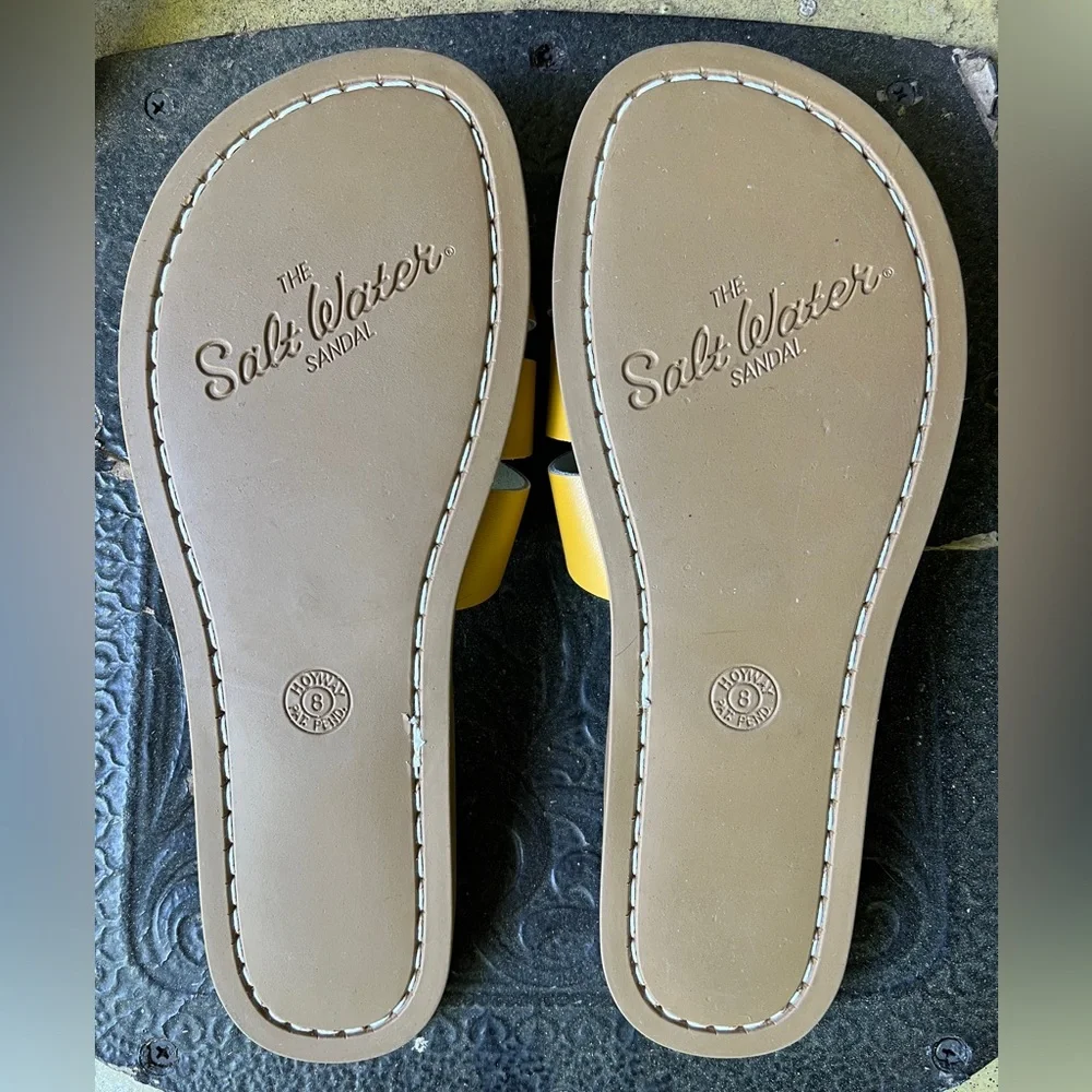 New Salt Water slides sandals size 8 NWOT - Picture 4 of 5